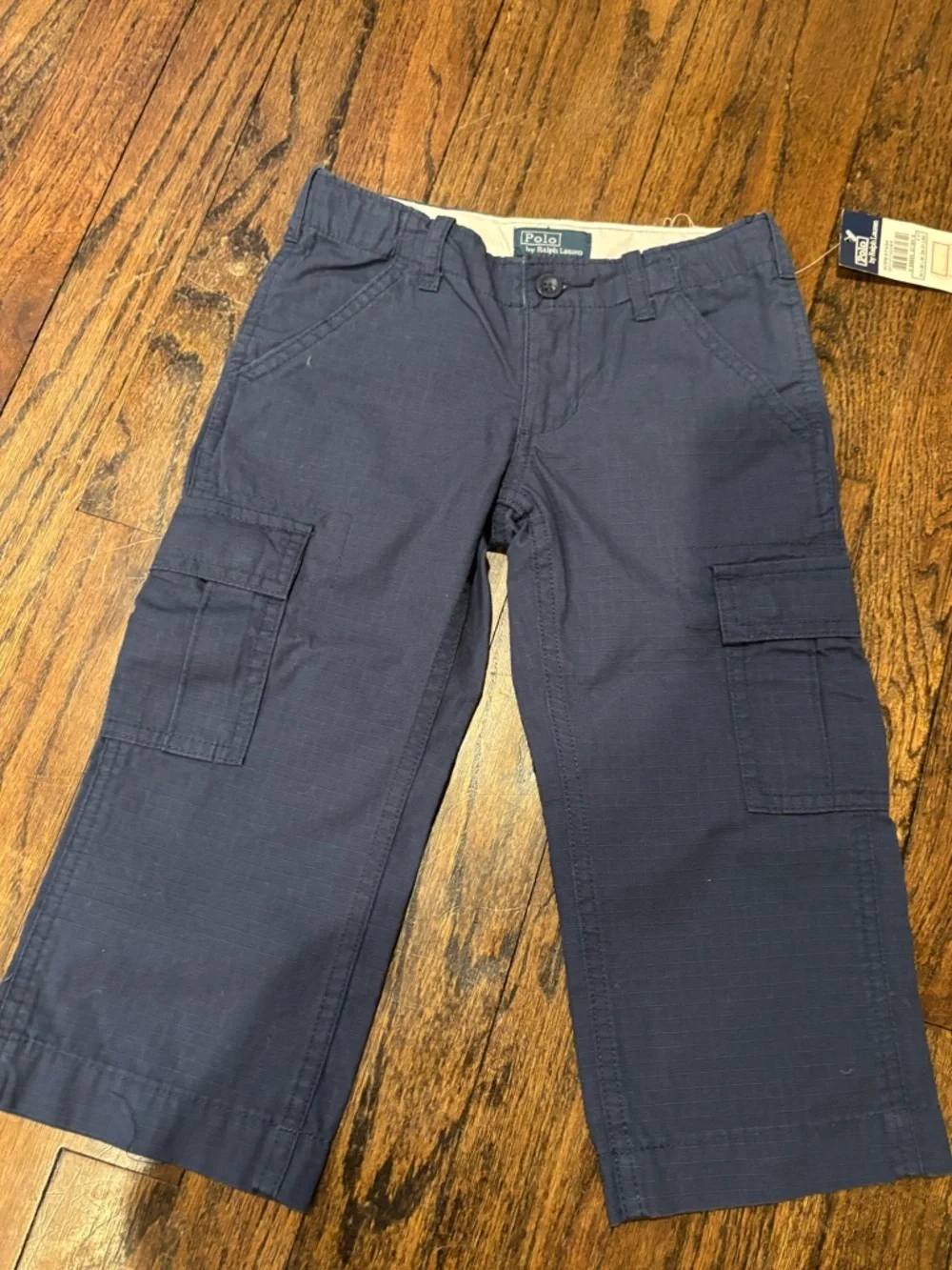 NWT ✨ Ralph Lauren light weight Navy Cargo Pants for Kids size 2T